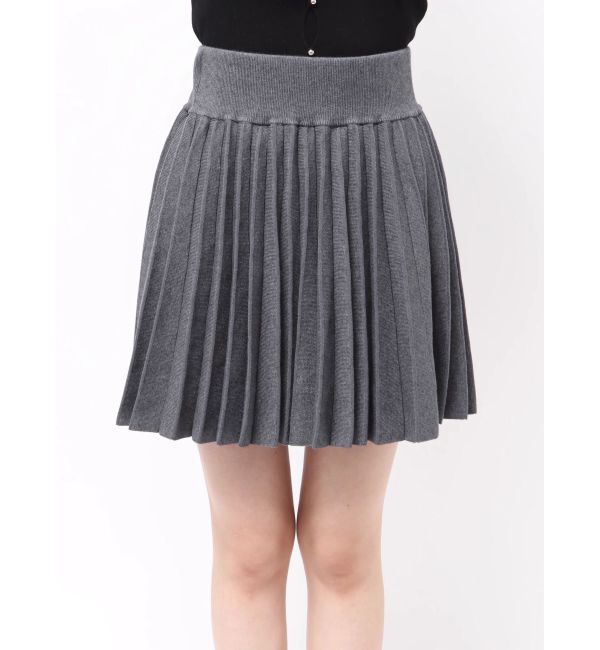 dazzlin「ニットプリーツミニスカート」|スカート|
