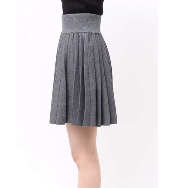 dazzlin「ニットプリーツミニスカート」|スカート|