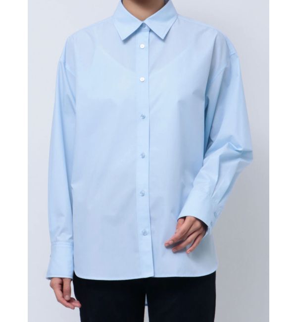MERCURYDUO「オーバーコクーンシャツ」|シャツ・ブラウス|アイスブルー