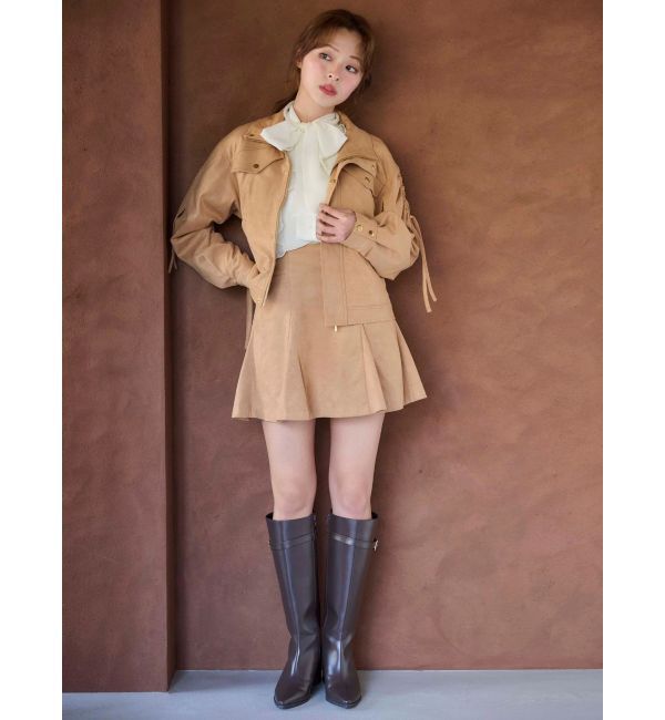 MERCURYDUO「バックZIPミニマーメイドミニスカパン」|スカート|