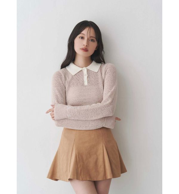 MERCURYDUO「バックZIPミニマーメイドミニスカパン」|スカート|