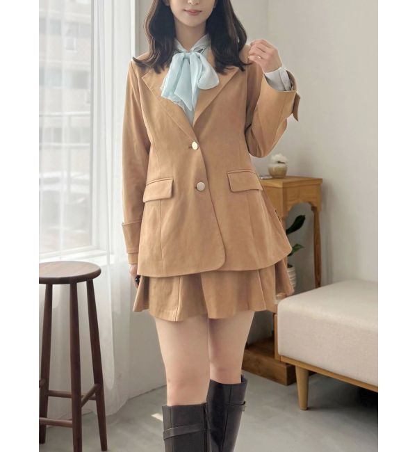 MERCURYDUO「バックZIPミニマーメイドミニスカパン」|スカート|