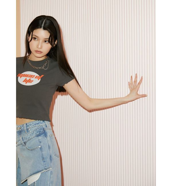 MURUA「メロートリムTシャツ」|Tシャツ・カットソー|