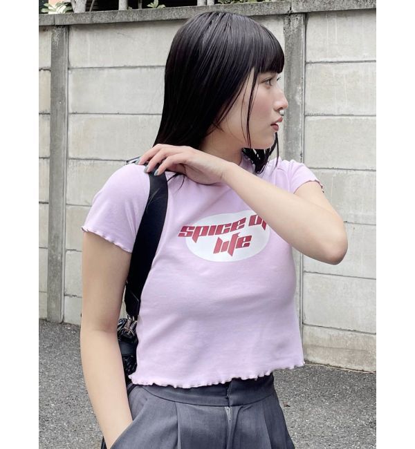 MURUA「メロートリムTシャツ」|Tシャツ・カットソー|