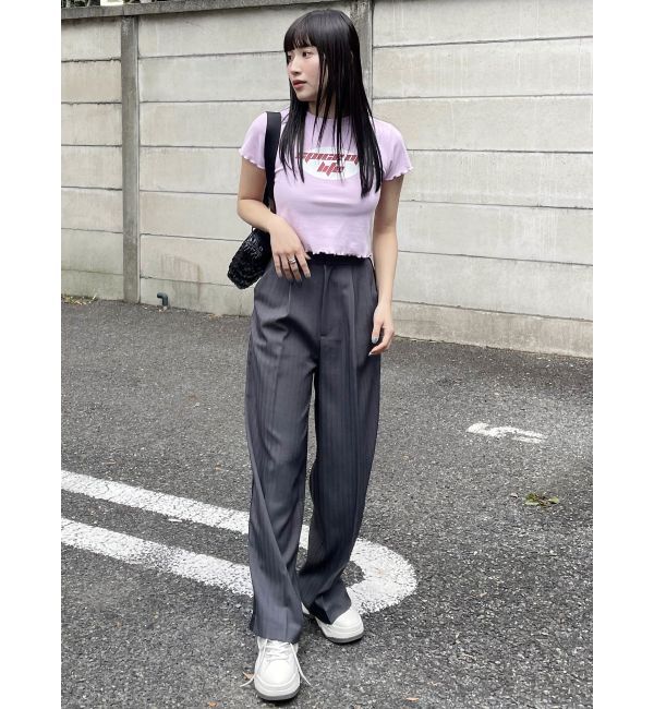 MURUA「メロートリムTシャツ」|Tシャツ・カットソー|