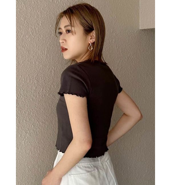 MURUA「メロートリムTシャツ」|Tシャツ・カットソー|