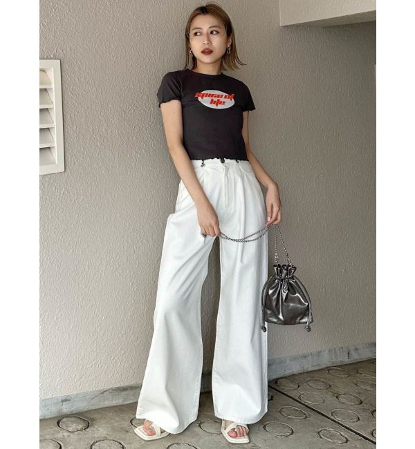 MURUA「メロートリムTシャツ」|Tシャツ・カットソー|