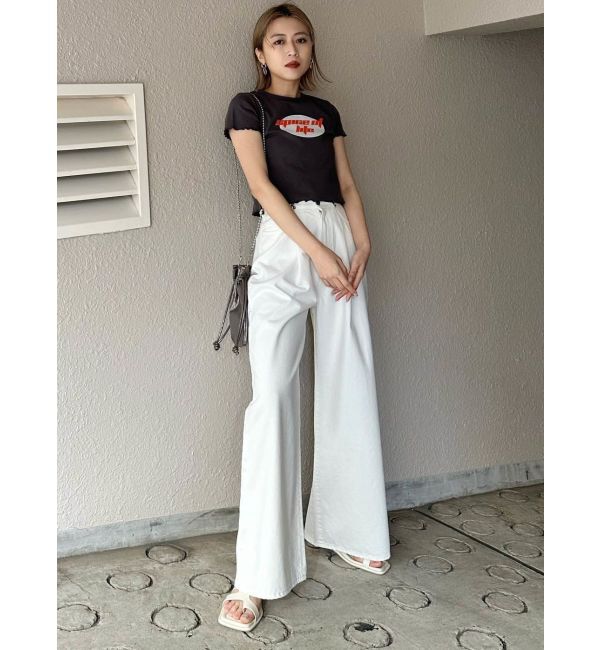 MURUA「メロートリムTシャツ」|Tシャツ・カットソー|