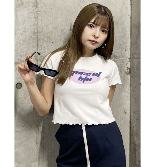 MURUA「メロートリムTシャツ」|Tシャツ・カットソー|