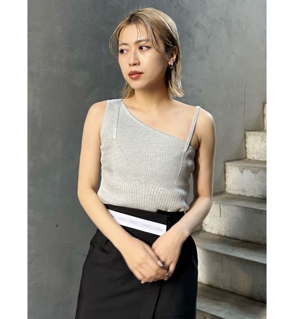 MURUA「アシメショルダーオープンニット」|ニット・セーター|