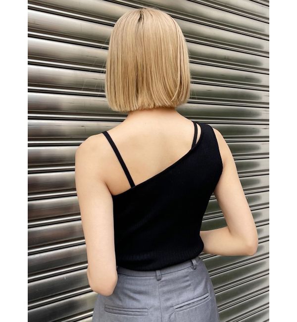 MURUA「アシメショルダーオープンニット」|ニット・セーター|