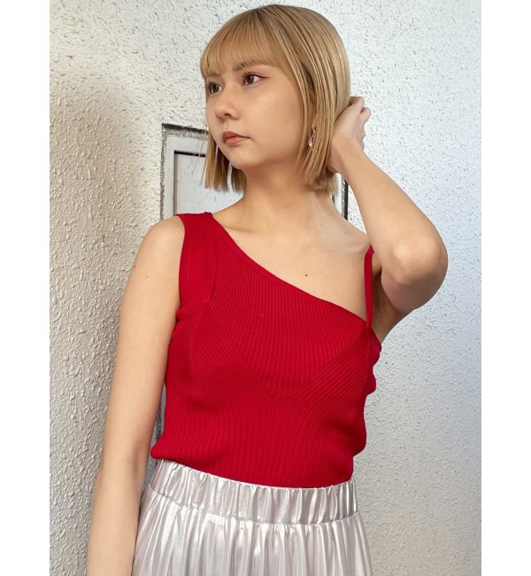 MURUA「アシメショルダーオープンニット」|ニット・セーター|