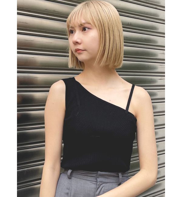 MURUA「アシメショルダーオープンニット」|ニット・セーター|