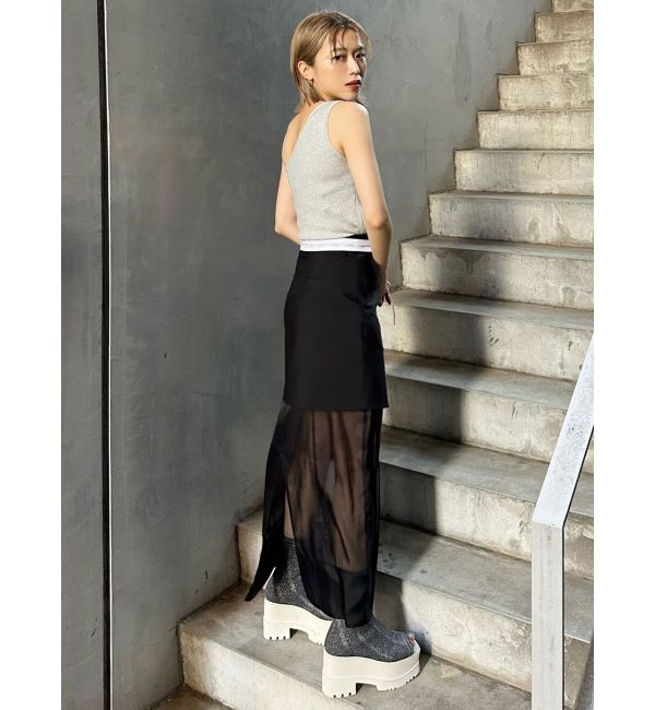 MURUA「アシメショルダーオープンニット」|ニット・セーター|