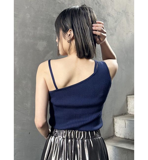 MURUA「アシメショルダーオープンニット」|ニット・セーター|