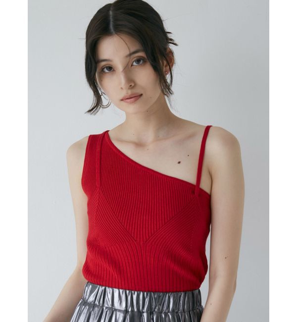 MURUA「アシメショルダーオープンニット」|ニット・セーター|