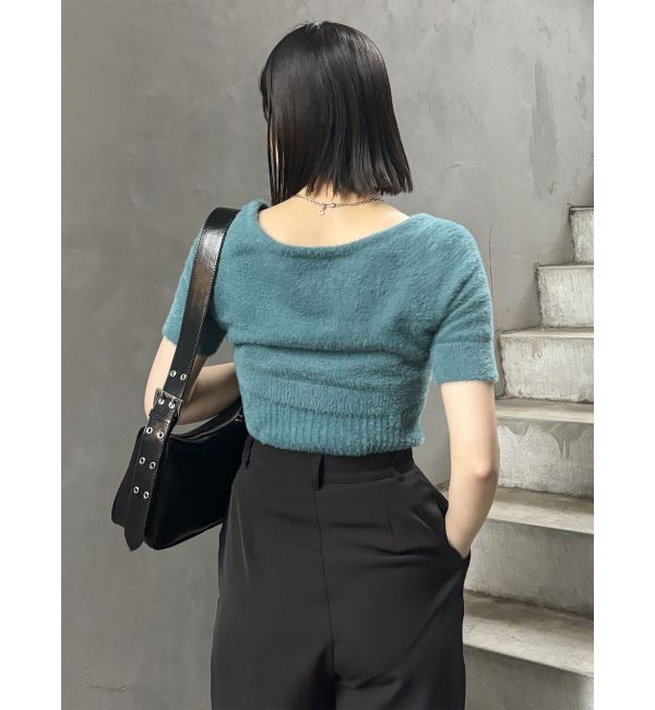 MURUA「シャギージップカーデ&times;キャミSET」|カーディガン|