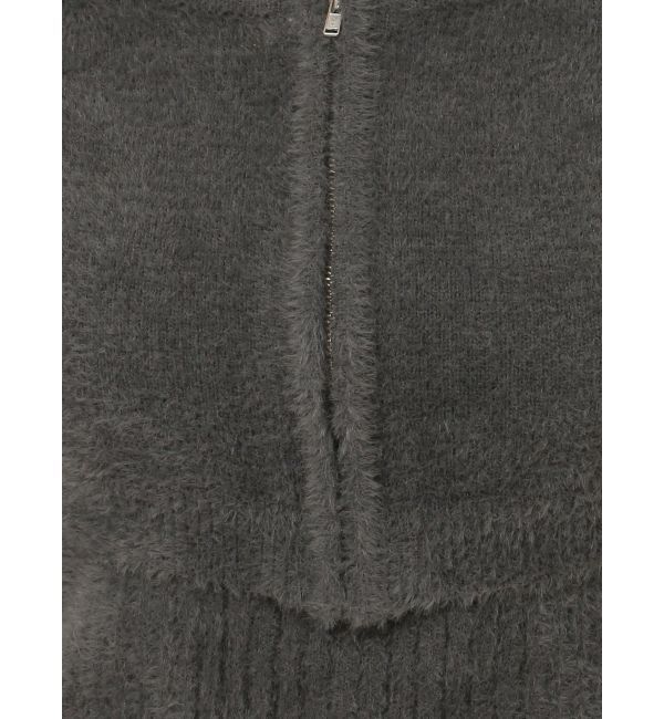 MURUA「シャギージップカーデ&times;キャミSET」|カーディガン|