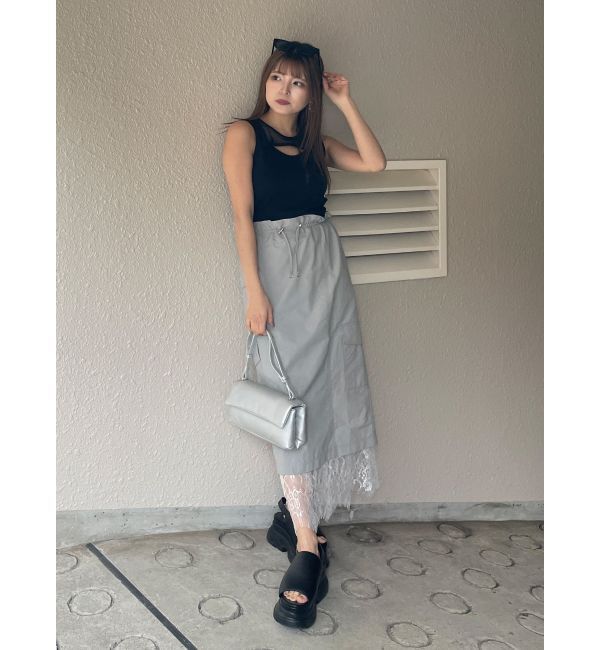 MURUA「ポイントメッシュタンクトップ」|タンクトップ|