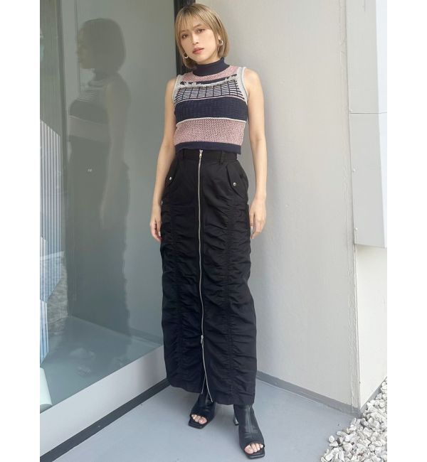 MURUA「ストレッチオープントゥブーツ」|ショートブーツ|