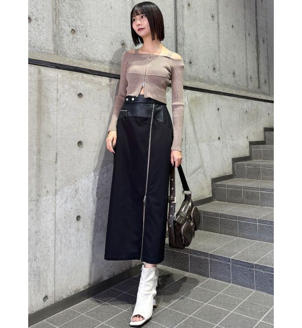 MURUA「ストレッチオープントゥブーツ」|ショートブーツ|