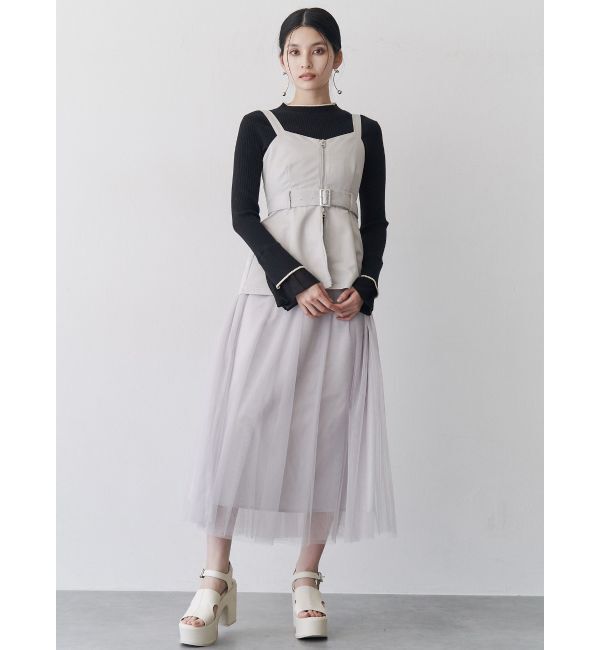 MURUA「ベルスリーブラインニット」|ニット・セーター|