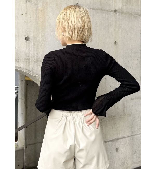 MURUA「ベルスリーブラインニット」|ニット・セーター|