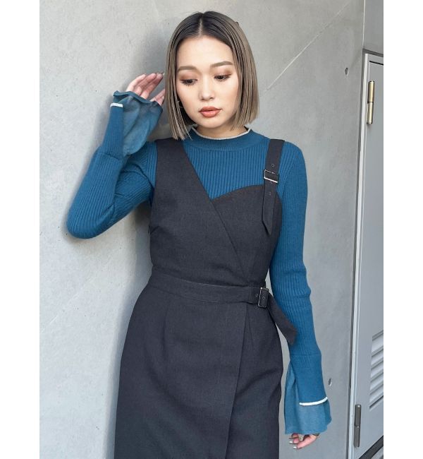 MURUA「ベルスリーブラインニット」|ニット・セーター|