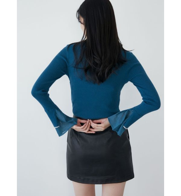 MURUA「ベルスリーブラインニット」|ニット・セーター|