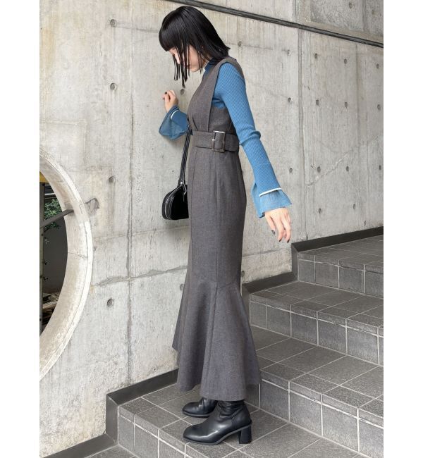 MURUA「ベルスリーブラインニット」|ニット・セーター|