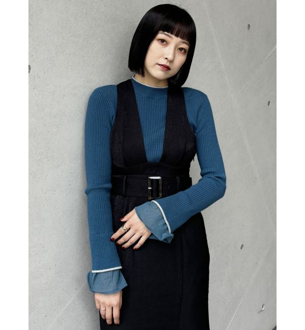 MURUA「ベルスリーブラインニット」|ニット・セーター|
