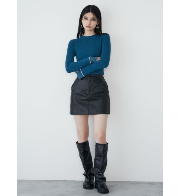 MURUA「ベルスリーブラインニット」|ニット・セーター|