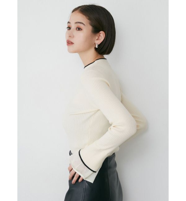 MURUA「ベルスリーブラインニット」|ニット・セーター|