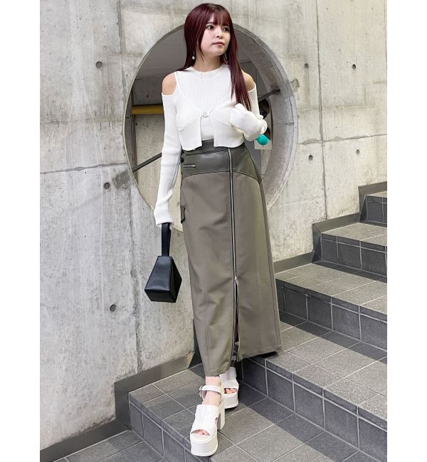 MURUA「フロントホックカットアウトニット」|ニット・セーター|