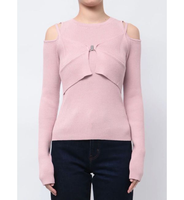 MURUA「フロントホックカットアウトニット」|ニット・セーター|