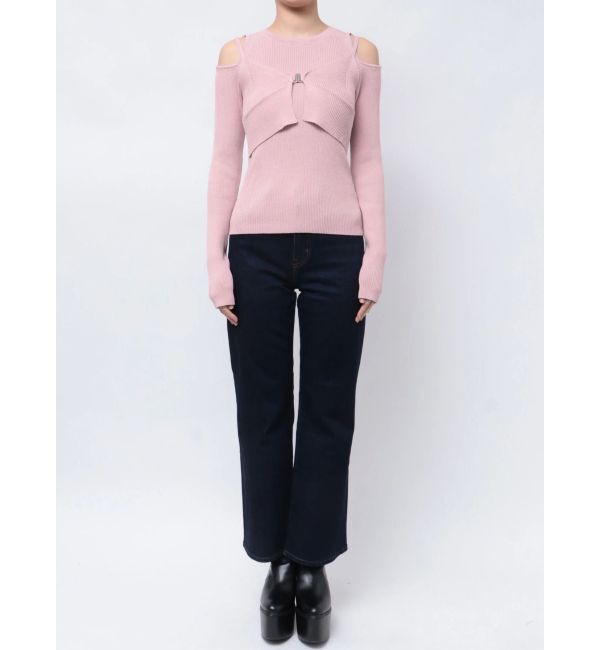 MURUA「フロントホックカットアウトニット」|ニット・セーター|