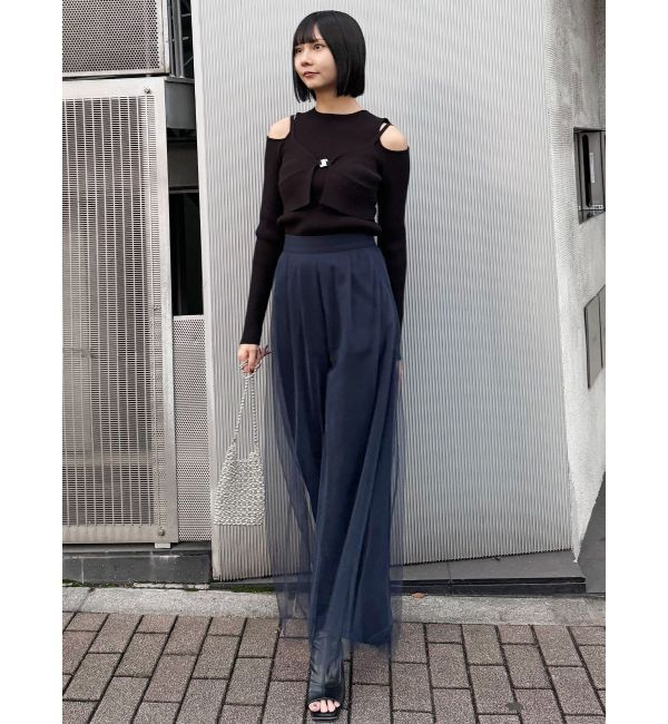 MURUA「フロントホックカットアウトニット」|ニット・セーター|