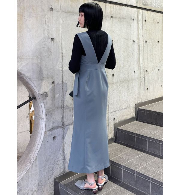 MURUA「カシュクールマーメイドジャンパースカート」|ワンピース|