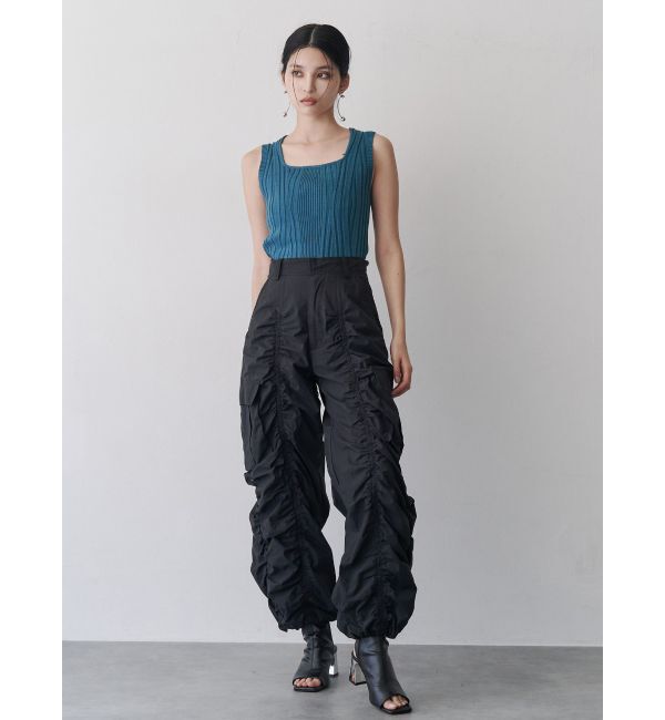 MURUA「スクエアキーネックニットタンク」|タンクトップ|