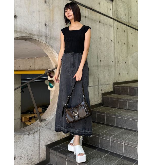 MURUA「2wayフレンチスリーブニット」|ニット・セーター|