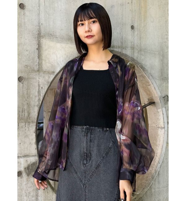 MURUA「2wayフレンチスリーブニット」|ニット・セーター|