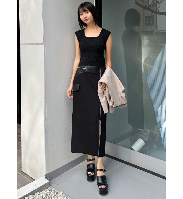 MURUA「2wayフレンチスリーブニット」|ニット・セーター|