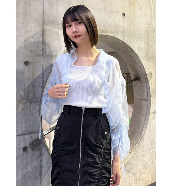 MURUA「2wayフレンチスリーブニット」|ニット・セーター|