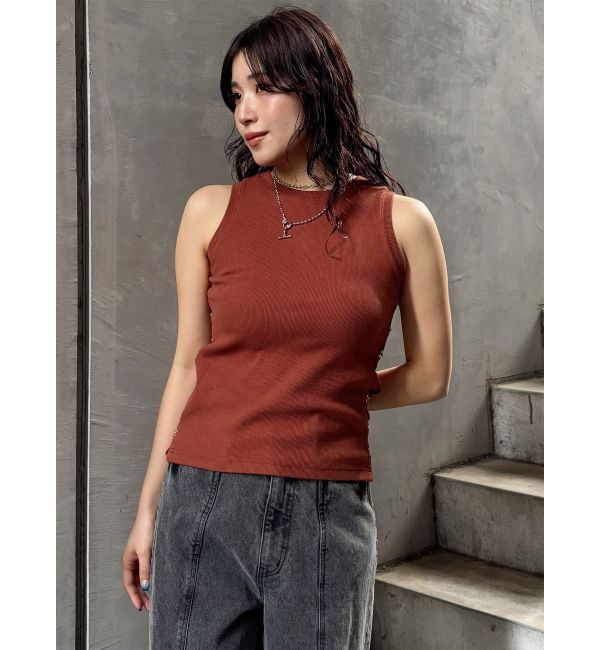 MURUA「サイドホックリブカットソー」|Tシャツ・カットソー|