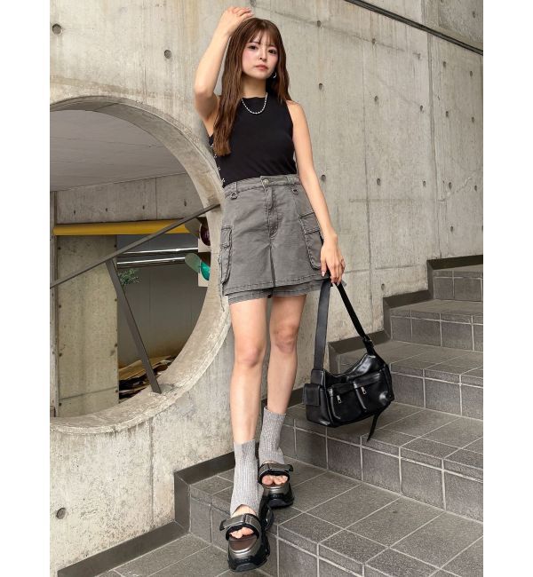 MURUA「サイドホックリブカットソー」|Tシャツ・カットソー|