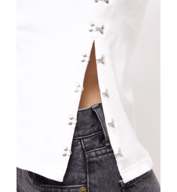 MURUA「サイドホックリブカットソー」|Tシャツ・カットソー|