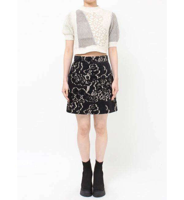 MURUA「ゴブランジャガードミニスカート」|スカート|