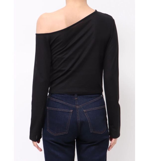 MURUA「ドレープワンショルトップス」|Tシャツ・カットソー|