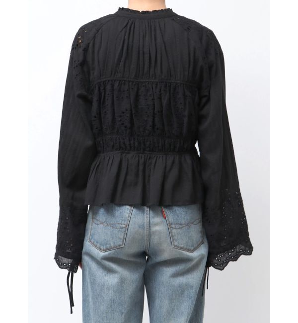 Ungrid「カットワークレースコンビブラウス」|シャツ・ブラウス|