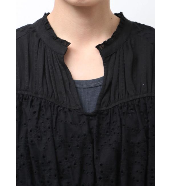 Ungrid「カットワークレースコンビブラウス」|シャツ・ブラウス|